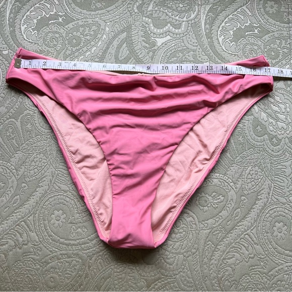 NWT J. Crew High-Rise Cheeky Bikini Bottom Size XL Warm Rose - Picture 4 of 8